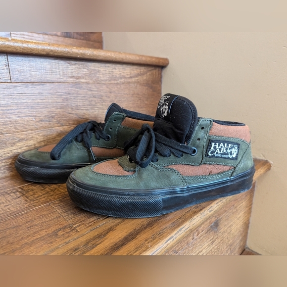 Vans Skate shoe Half Cab - Beef/Broccoli Size 4.5 - Picture 2 of 15